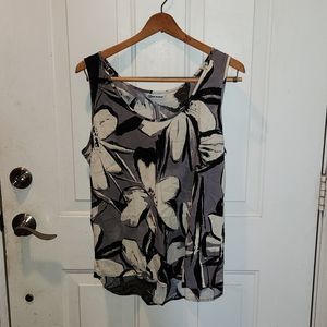 Jams World Hawaii Lily Moon Floral Tank Top Blouse XL